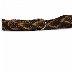 COPY - Bnwot Linea Pelle suede and leather weave belt